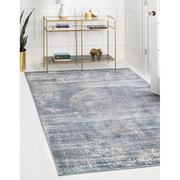 Langley Street Charterhouse Oriental Blue Area Rug & Reviews Wayfair